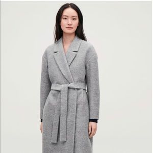 COS Gray Belted Women’s Coat size 6